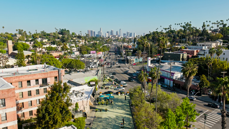 Los Angeles' Trendy Neighborhood Boasts One of California's Premier Flea Markets for Vintage Clothing and Antiques